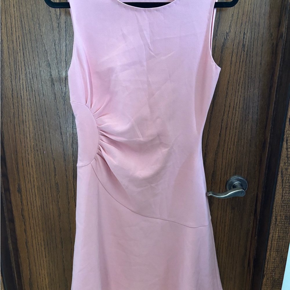 VGUC Auth DIANE VON FURSTENBURG Pink Sleeveless Dayna Dress US 6 VERY FLATTERING